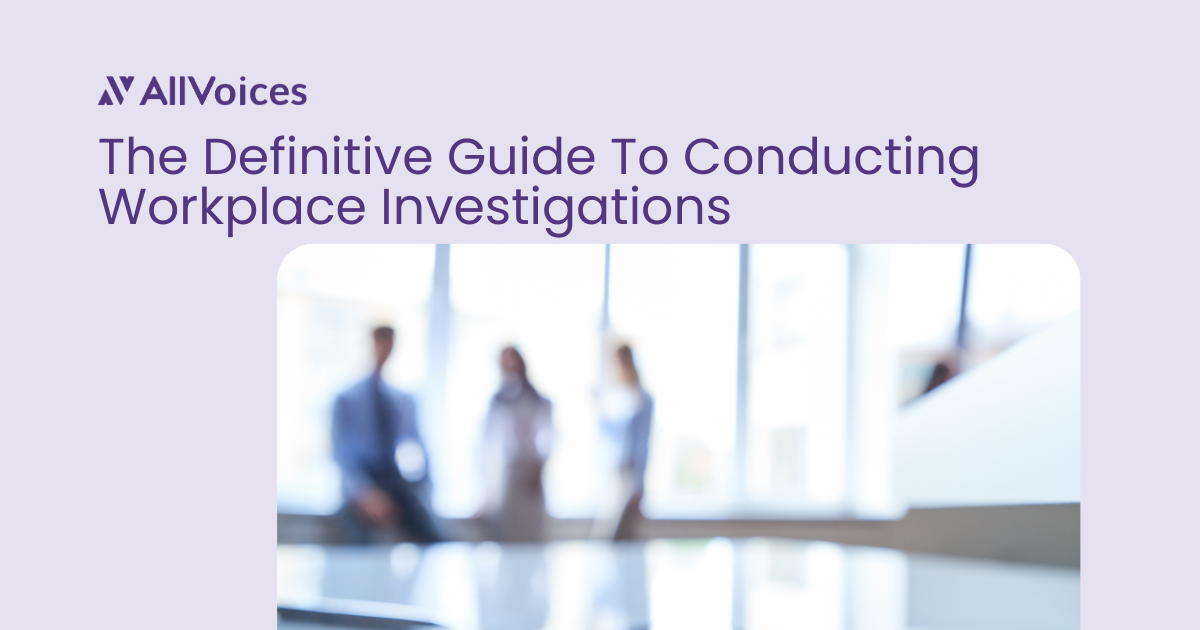 Guide To Conducting Workplace Investigations